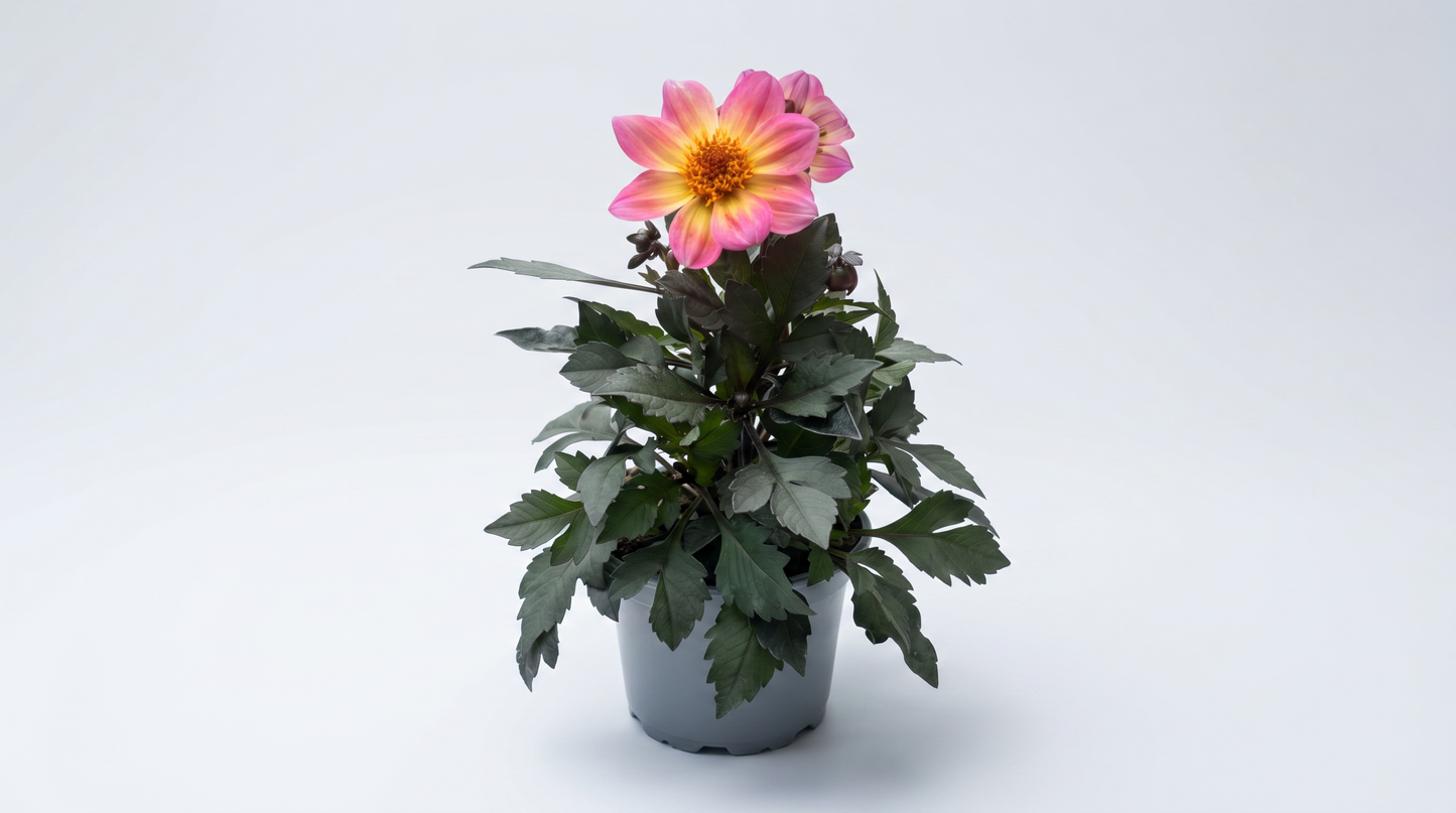 Dahlia Mörkbladiga Happy Days 15 cm Mix
